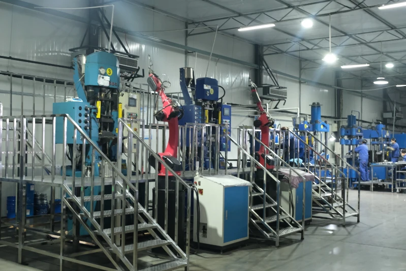 Automated pressing workshop for tungsten carbide components